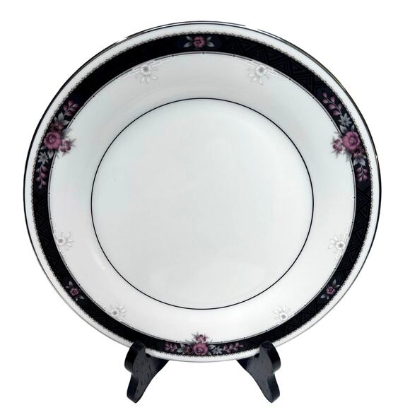 Noritake Etienne #7260 Fine Bone China Japan Salad Plates-Set of 2-Excellent! - Picture 2 of 4